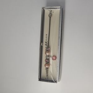 Anne Klein Charm SilverTone Bracelet